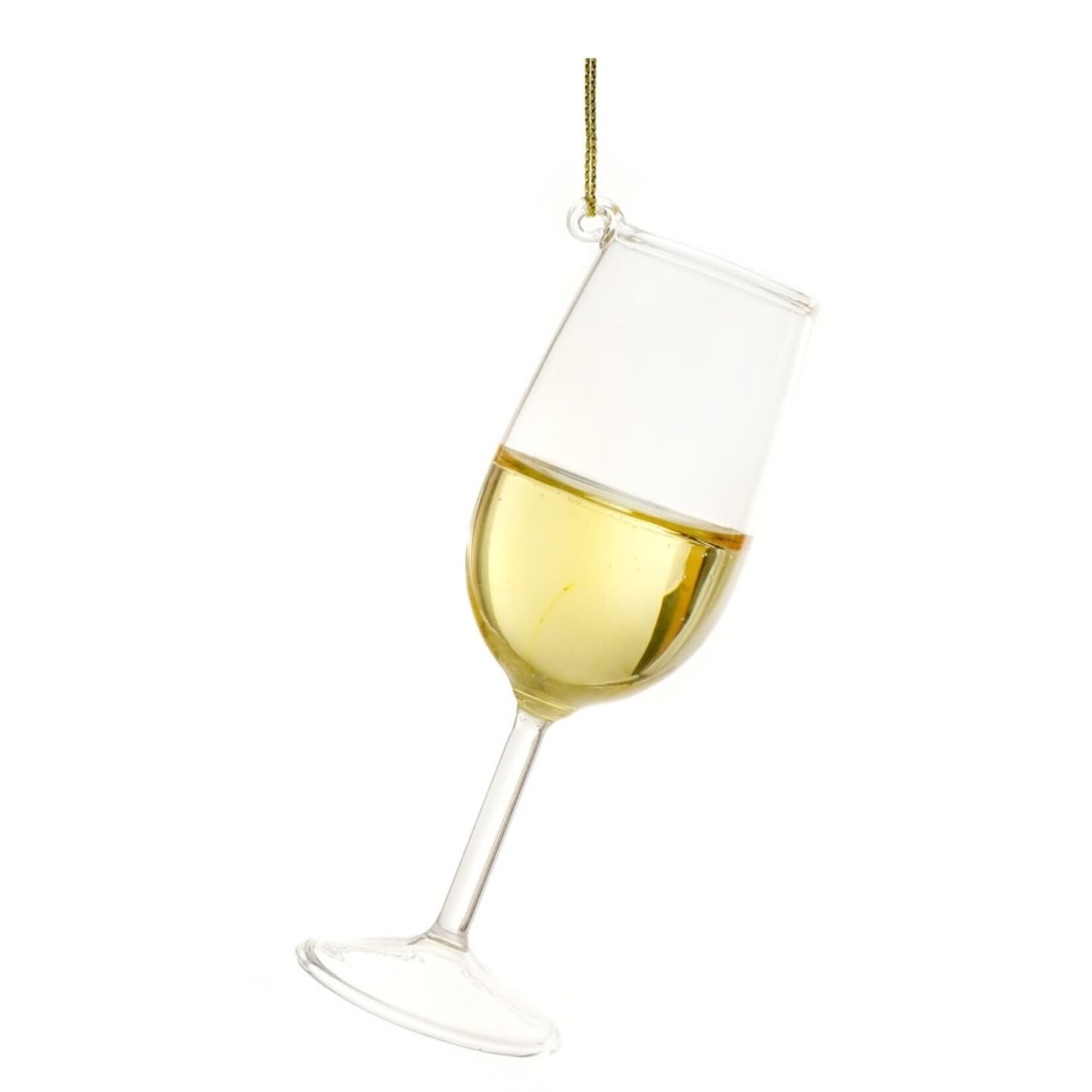Ornaments White Wine Glass Ornament