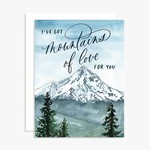 Greeting Cards - Love Mt Hood Mountains Of Love