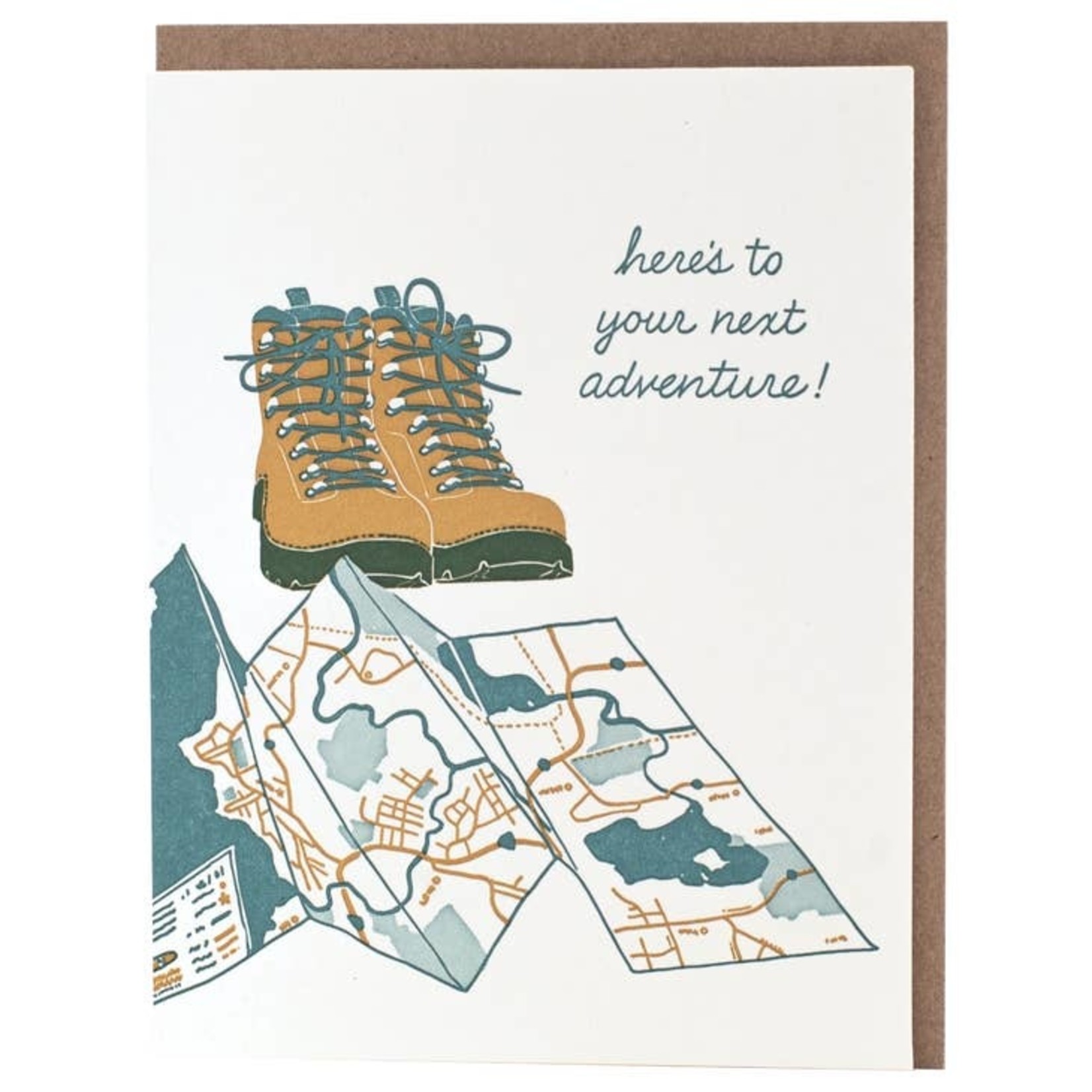 Greeting Cards - Congrats Hiking Boots Congrats