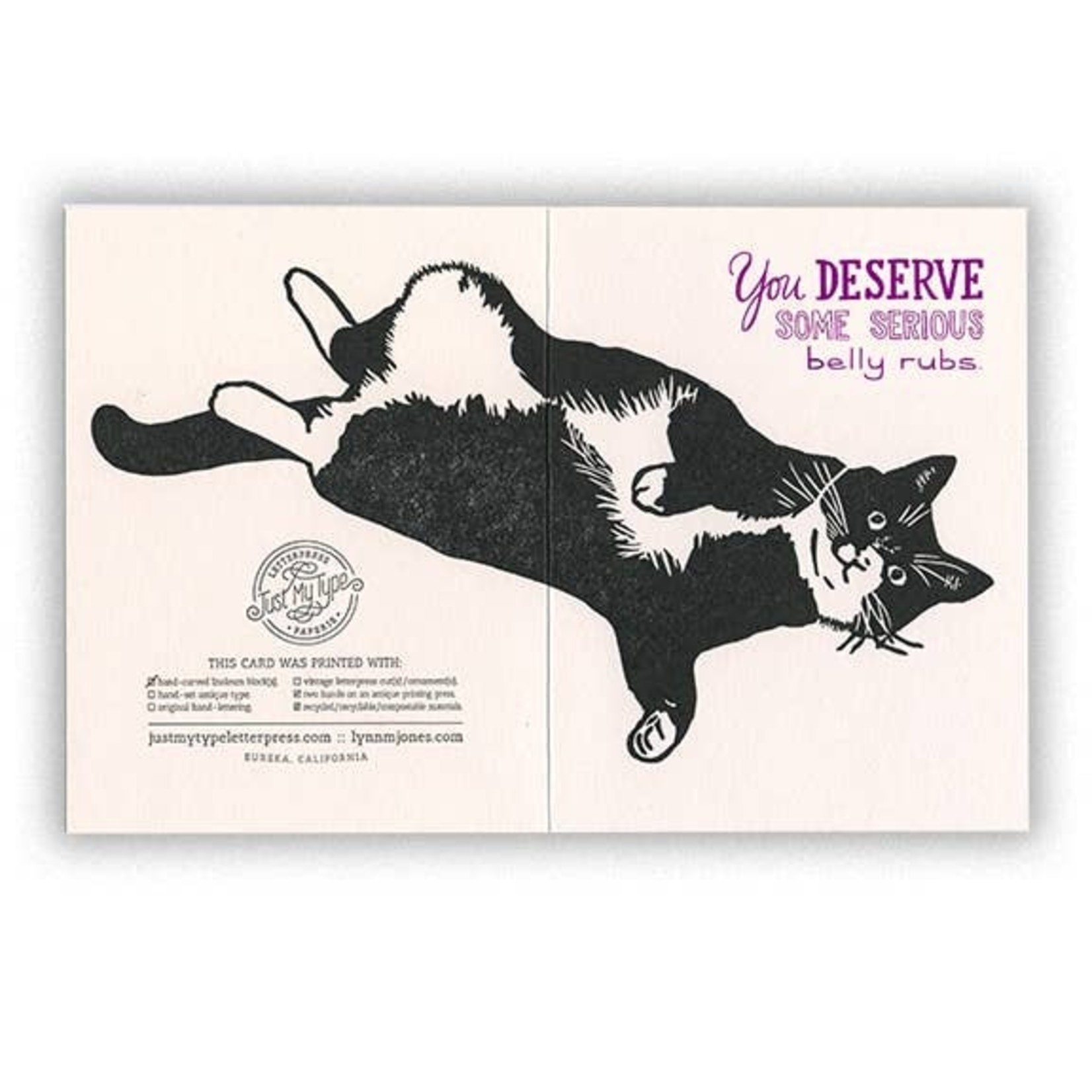 Greeting Cards - General Cat Belly Rubs