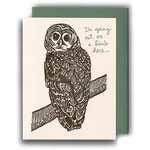 Greeting Cards - General Owl Out On A Limb
