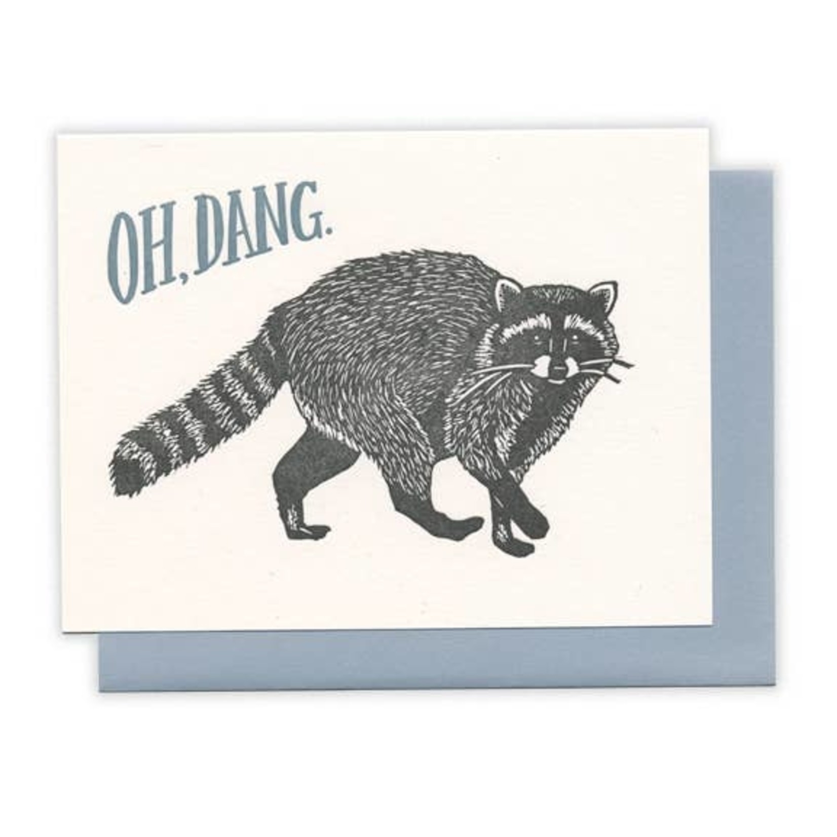 Greeting Cards - General Raccoon Oh Dang!