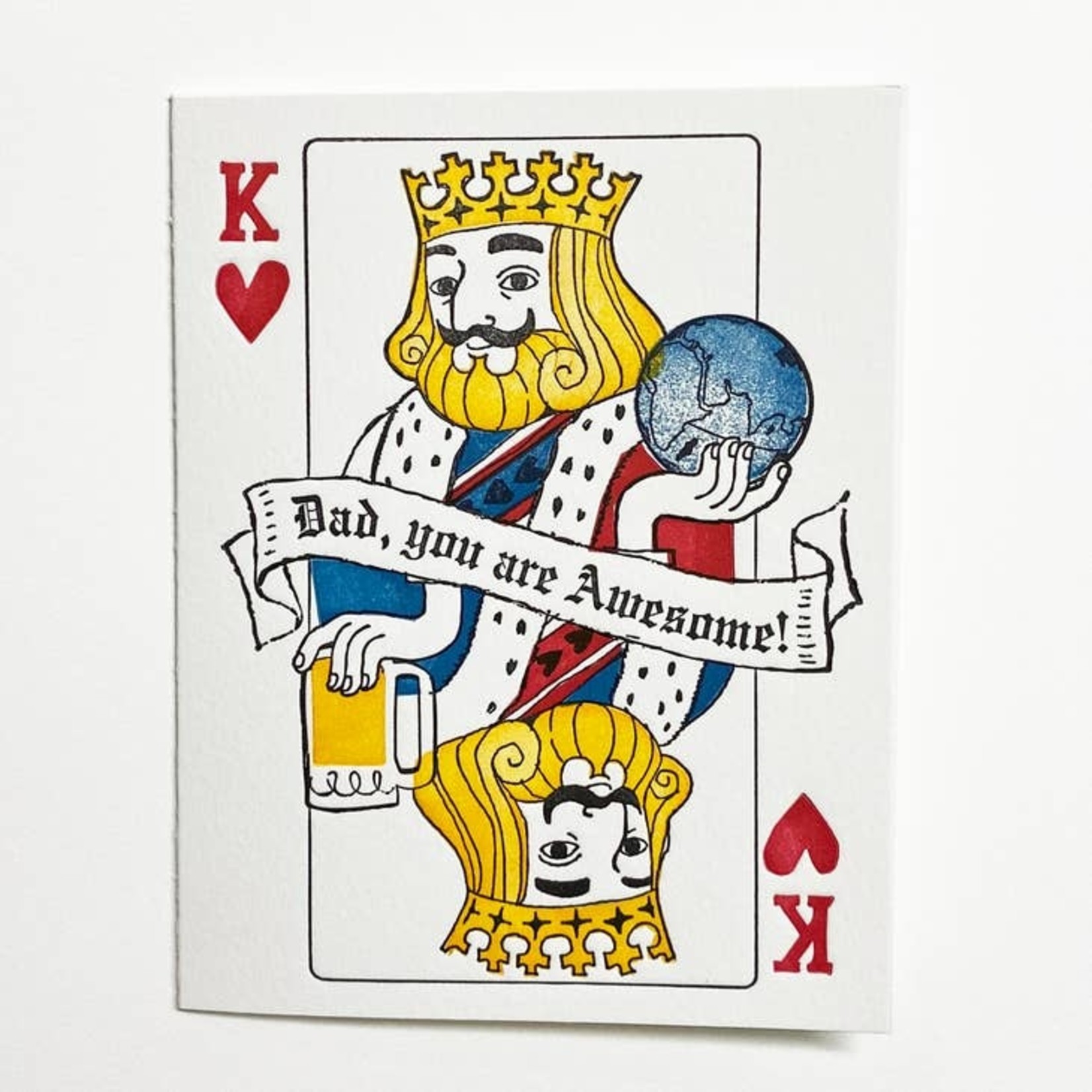 Greeting Cards - Father's Day King Of Hearts Father's Day