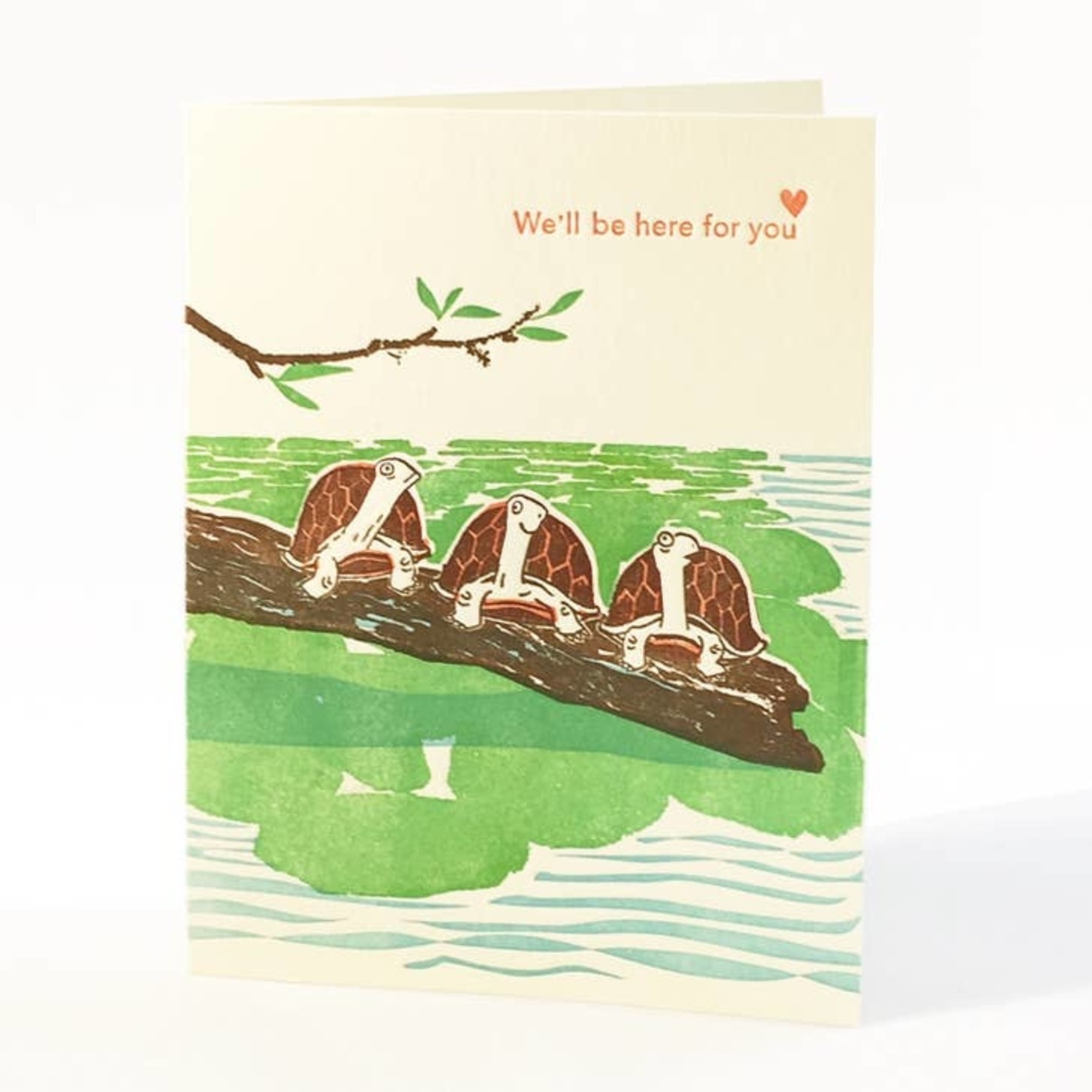 Greeting Cards - Sympathy Turtles Here For You Sympathy