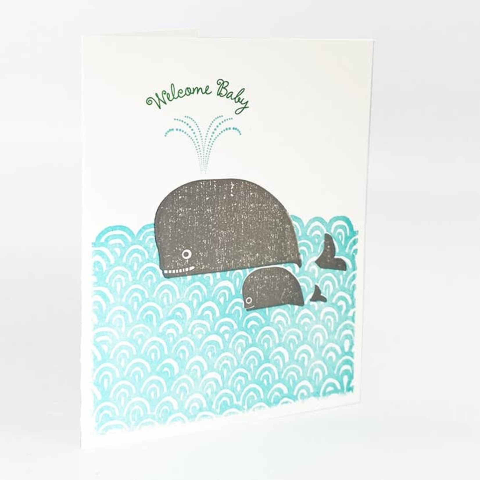 Greeting Cards - Baby Whales Welcome Baby