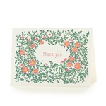 Greeting Cards - Thank You Wild Roses Thank You