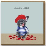 Greeting Cards - Love French Kisses Love