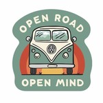 Stickers Open Road Open Mind Sticker