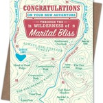 Greeting Cards - Retirement Marital Bliss Map