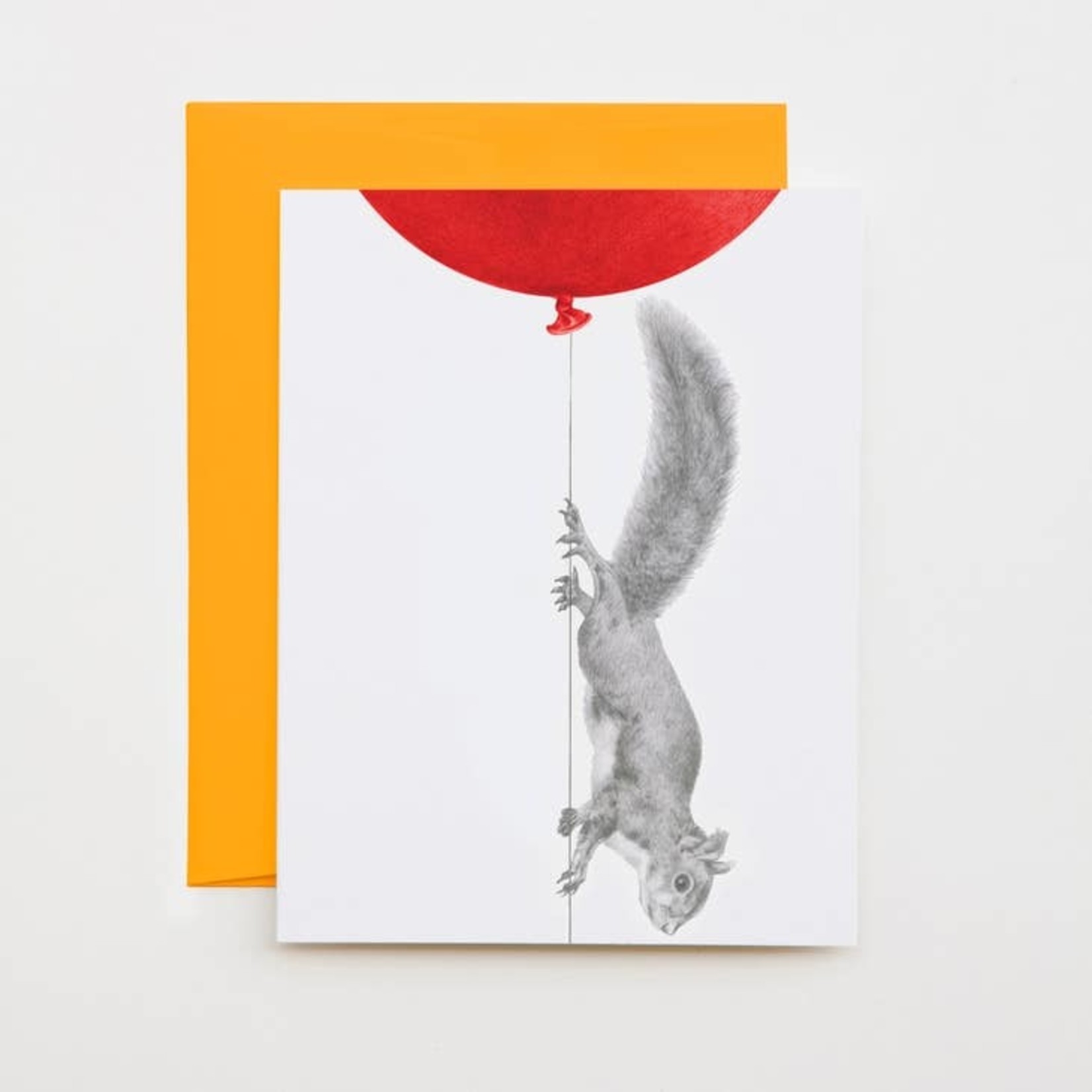 Greeting Cards - General Squirrel With Balloon