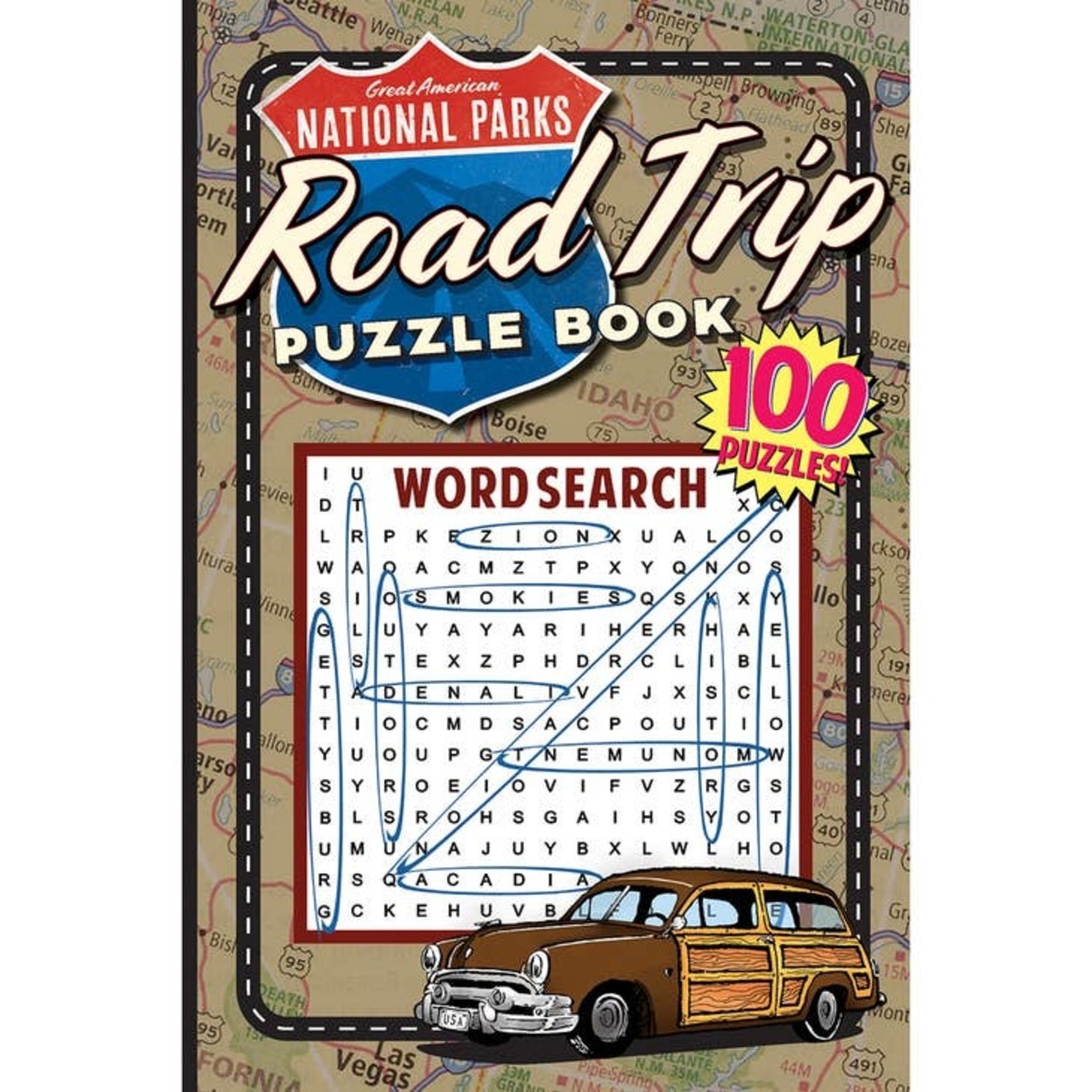 Books - Games National Parks Road Trip Puzzle Book