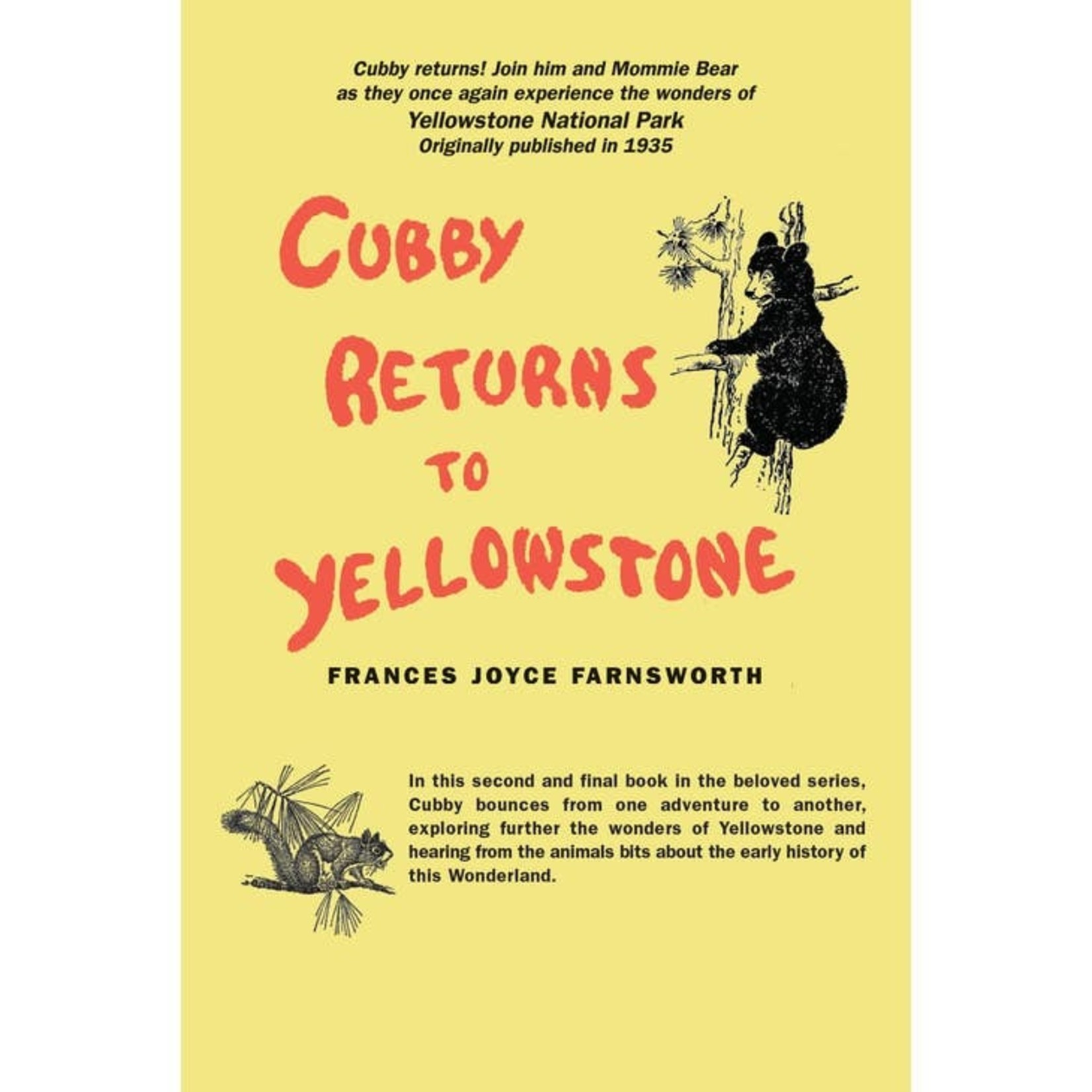 Books - Kids Cubby Returns To Yellowstone FINAL SALE