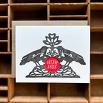Greeting Cards - Love Lovebirds With Love