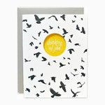 Greeting Cards - General Crows Thinking Of You