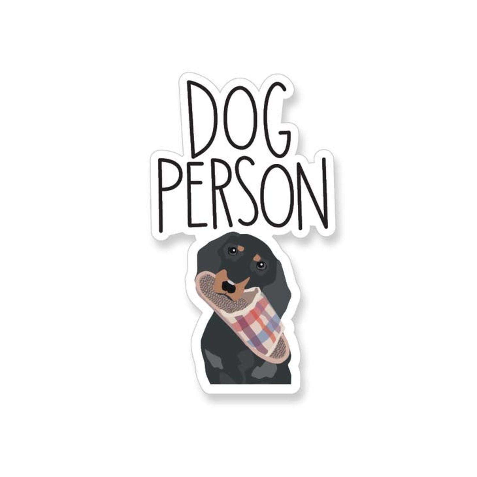 Stickers Dog Person Sticker