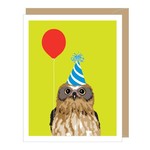 Greeting Cards - Birthday Owl Balloon Birthday