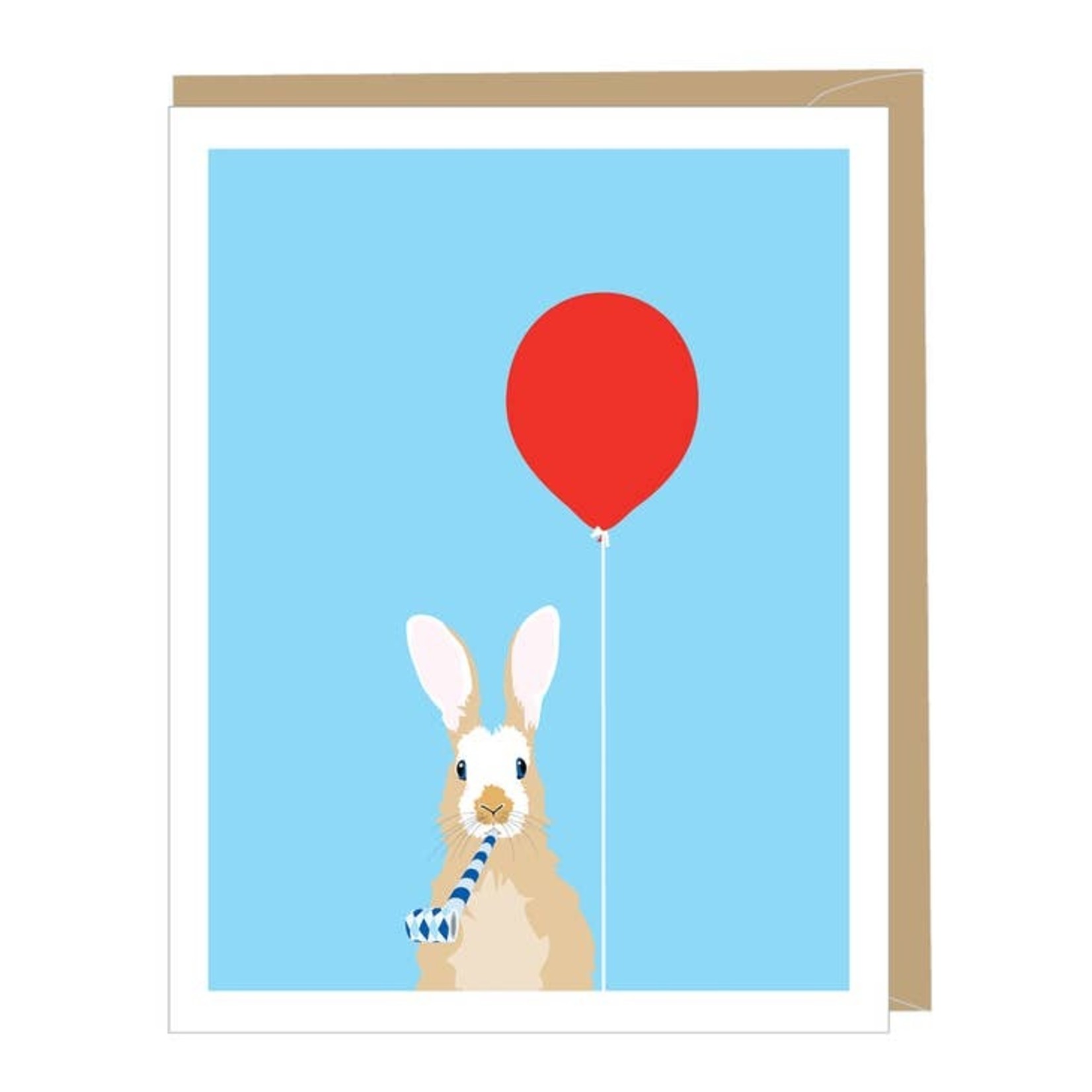Greeting Cards - Birthday Rabbit Balloon Birthday