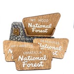 Coasters Oregon Forestry Coaster Set