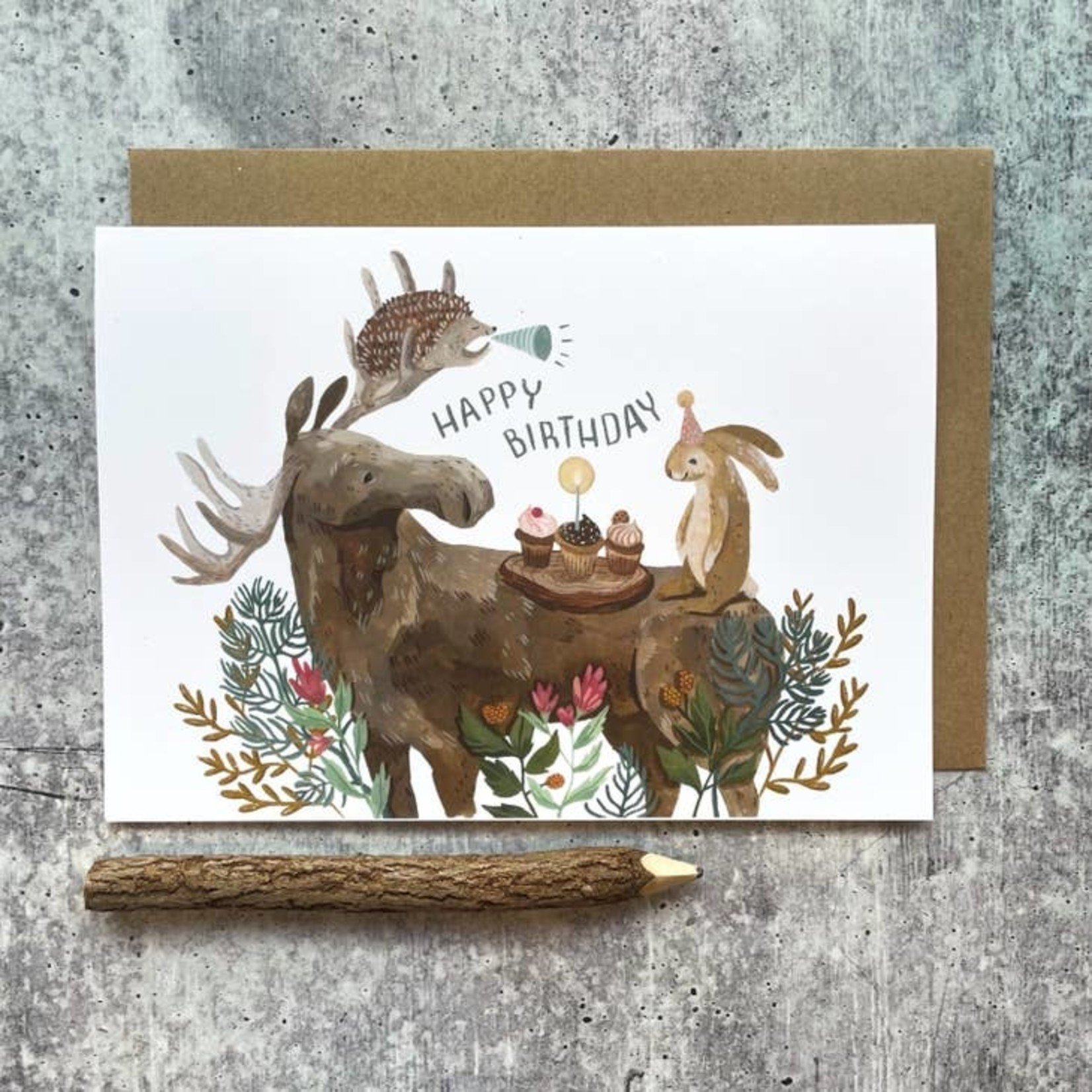 Greeting Cards - Birthday Moose & Friends Birthday