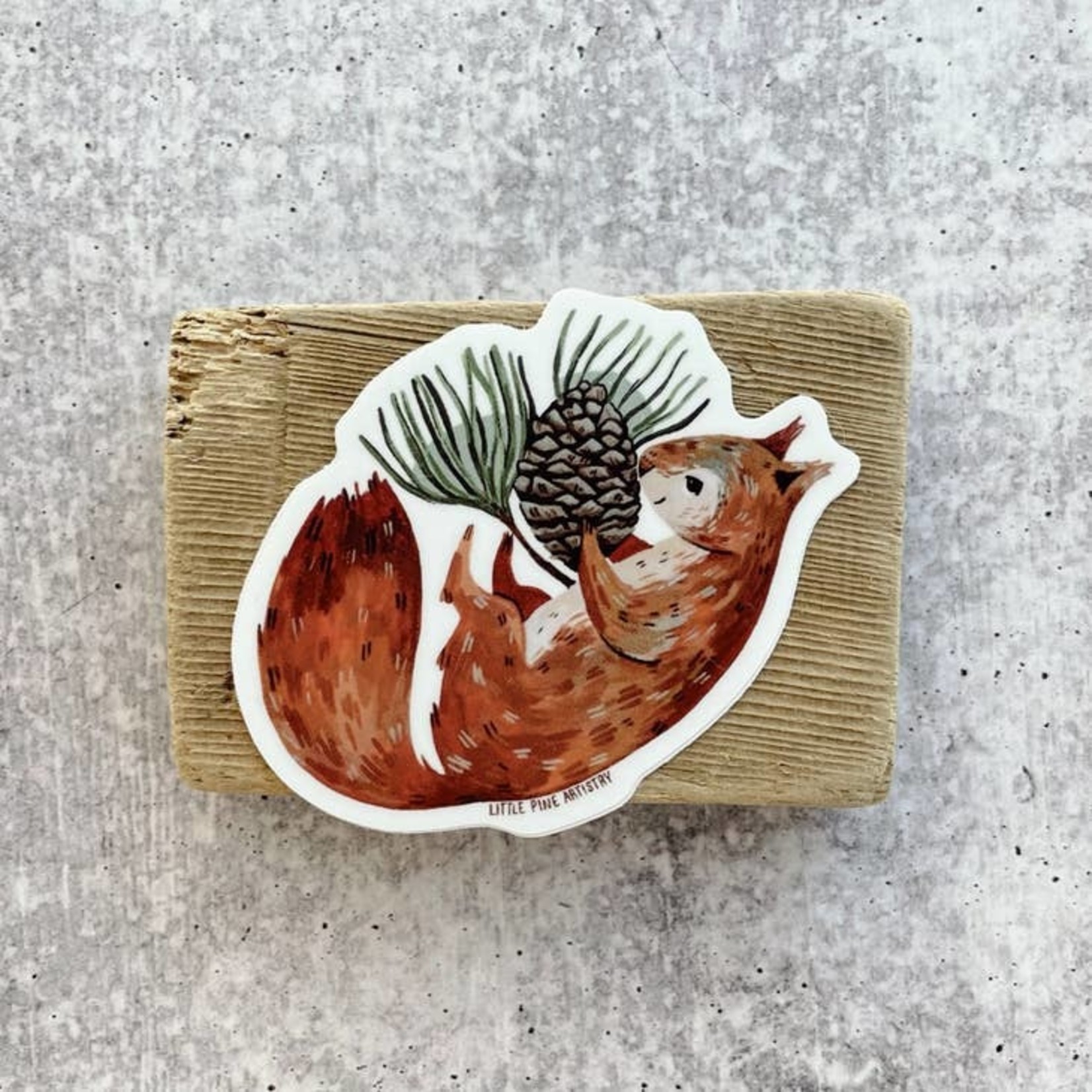 Stickers Pine Squirrel Sticker