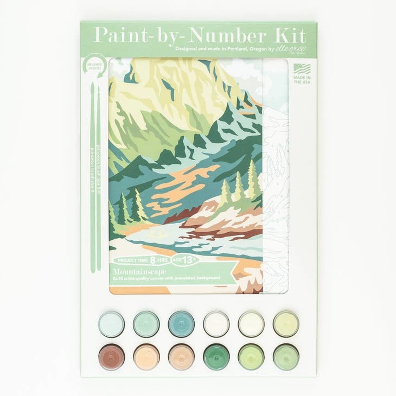 DIY Kits Mountainscape Paint-By-Number