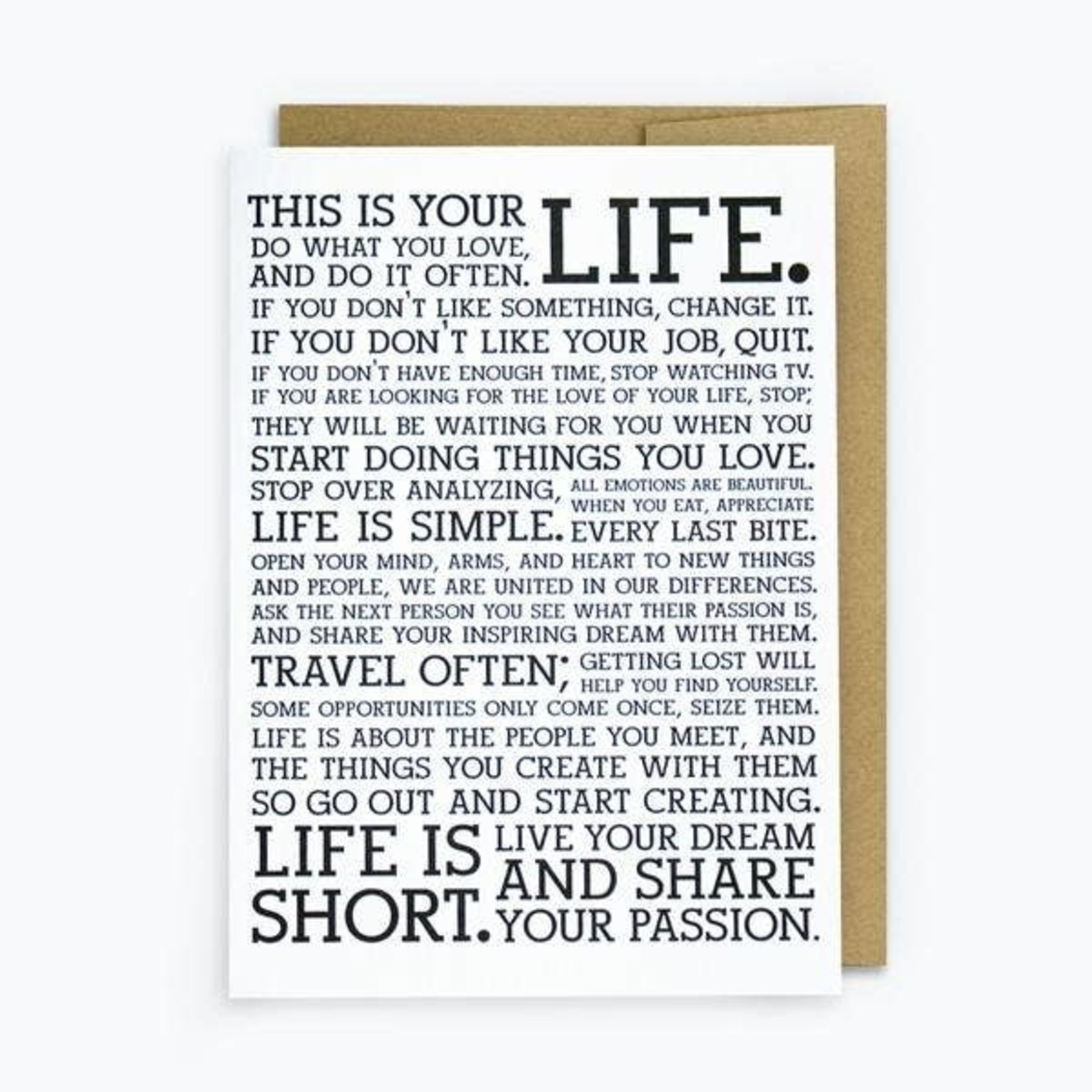 Greeting Cards - General Manifesto Card