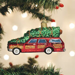 Ornaments Station Wagon With Tree