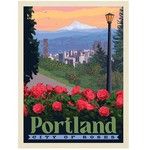 Postcards Skyline Roses Postcard