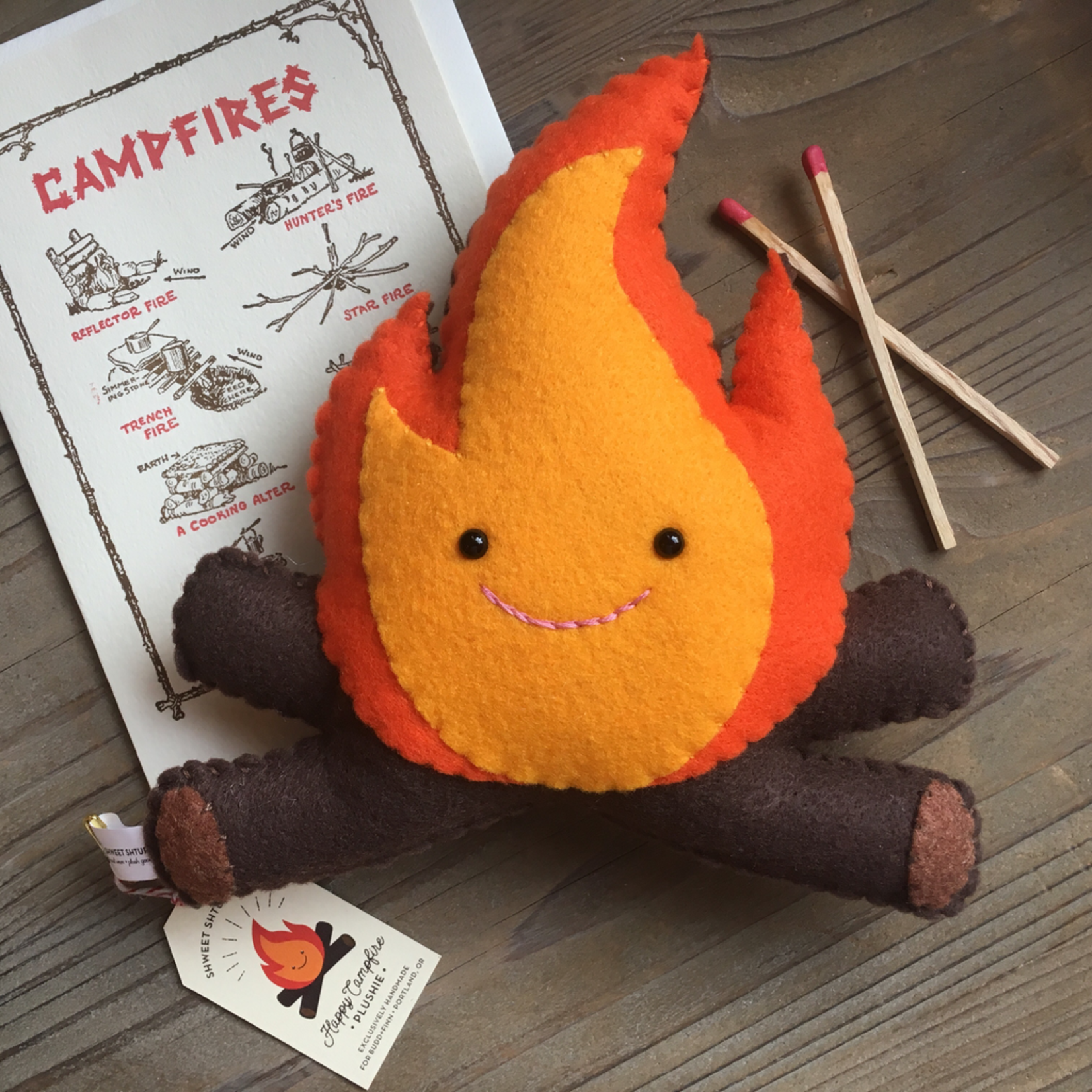 Plush Happy Campfire Plushie
