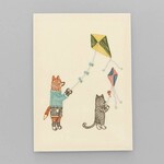 Greeting Cards - Handmade Flying Kites Emb Card