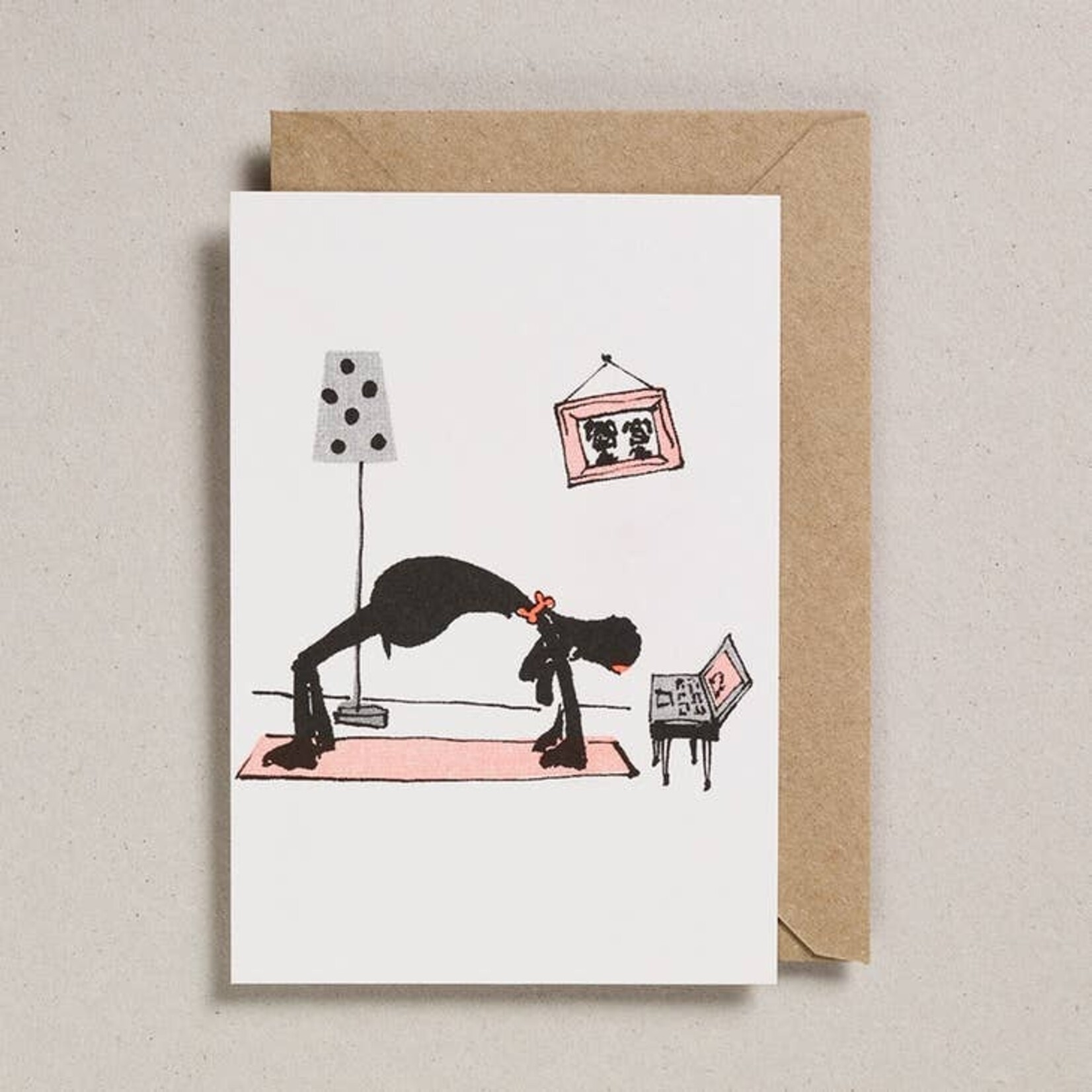 Greeting Cards - General Rascals Yoga Dog