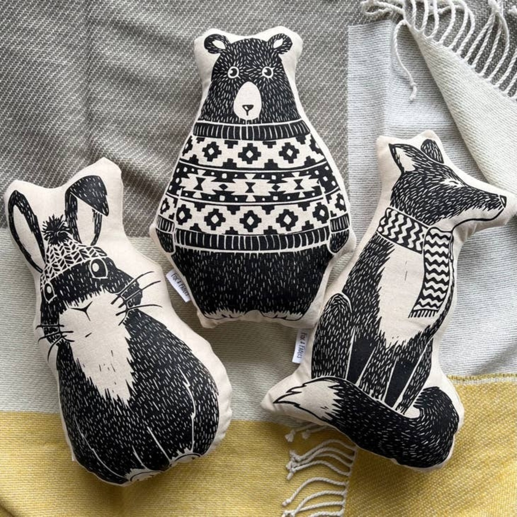 Pillows Bear Woodland Pillow  FINAL SALE