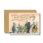 Greeting Cards - Christmas Tree Cutting Christmas