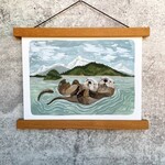 Prints Island Otters 11x14