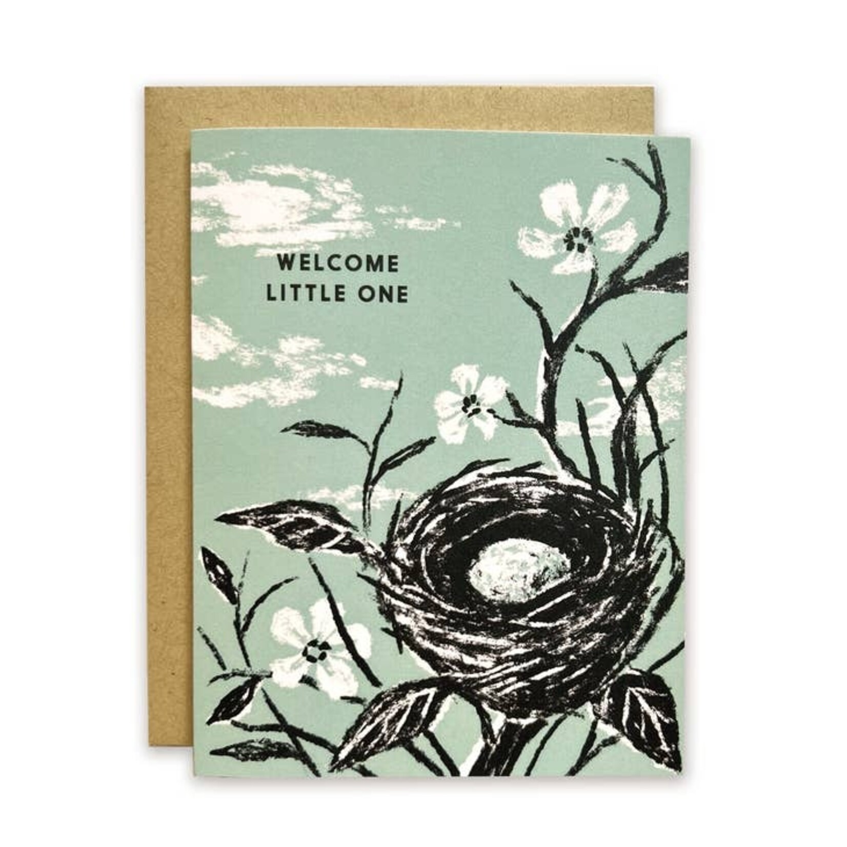 Greeting Cards - Baby Welcome Little One Nest