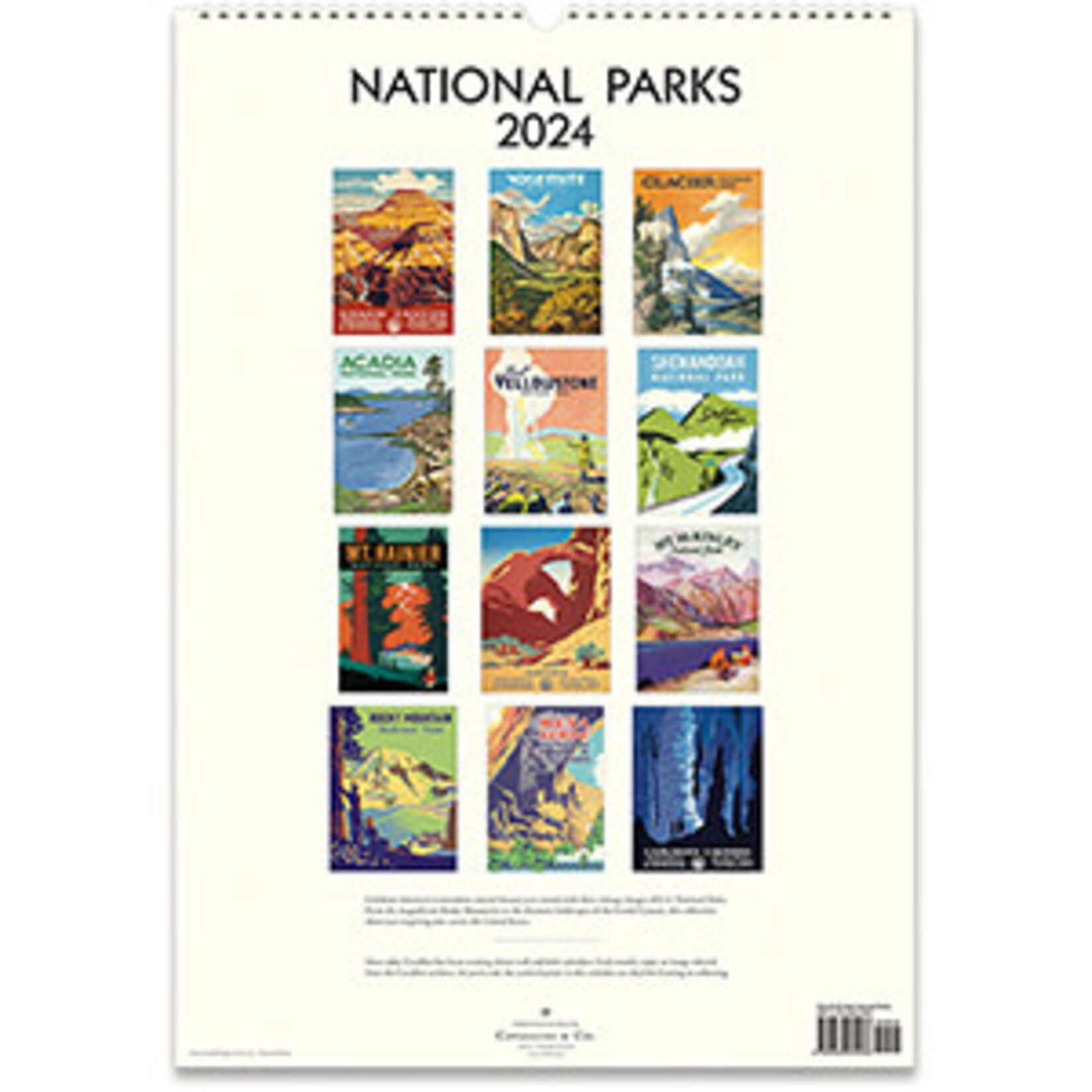 Calendars 2024 National Parks Wall Calendar