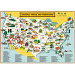 Posters Parks & Monuments Wrap
