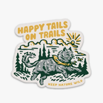 Stickers Cat Happy Tails On Trails Sticker