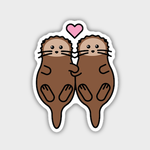 Stickers Sea Otter Duo