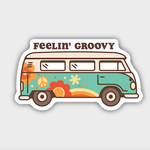 Stickers Feeling Groovy Hippie Van