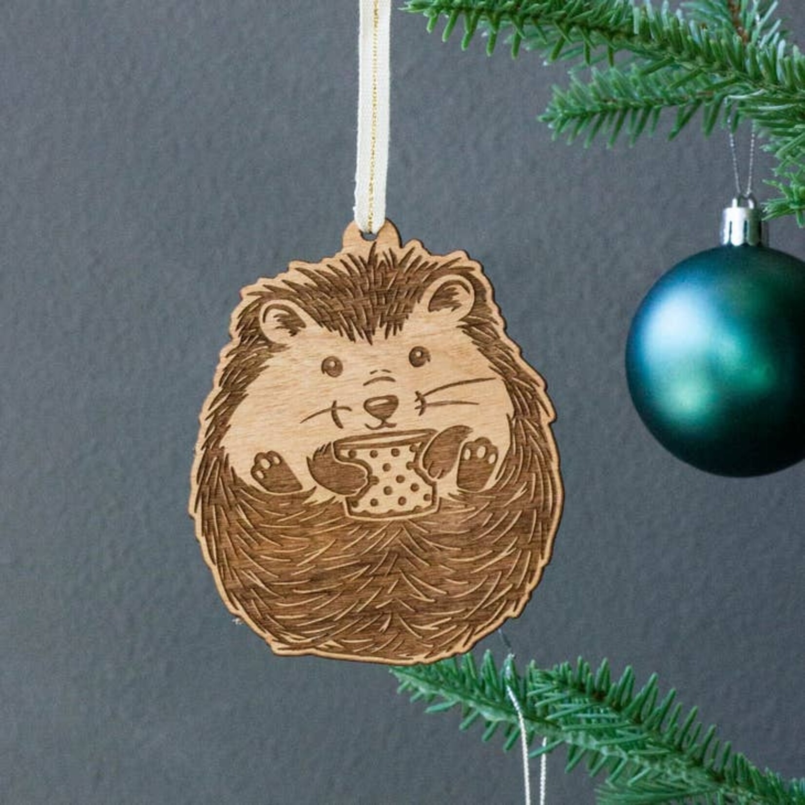 Ornaments Hot Chocolate Hedgehog Ornament