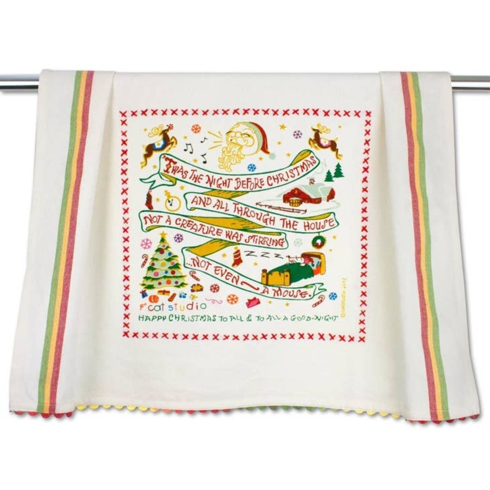 Dish Towels Night Before Christmas Dish Towel