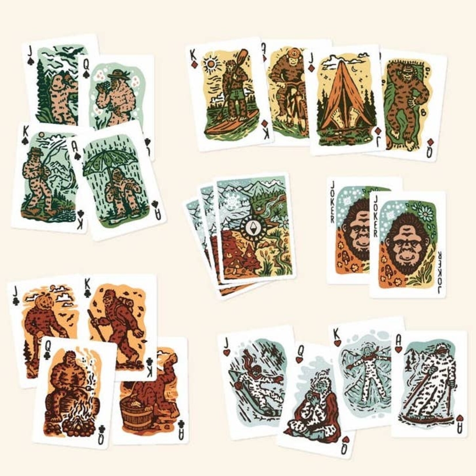 Playing Cards Seasons Of Squatch Playing Cards