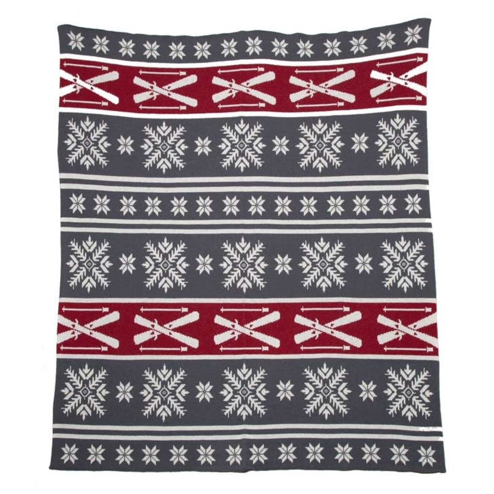 Throws Fair Isle Skis Throw FINAL SALE