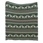 Throws Fair Isle Deer Throw FINAL SALE