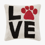 Pillows - Hooked Love Paw Pillow
