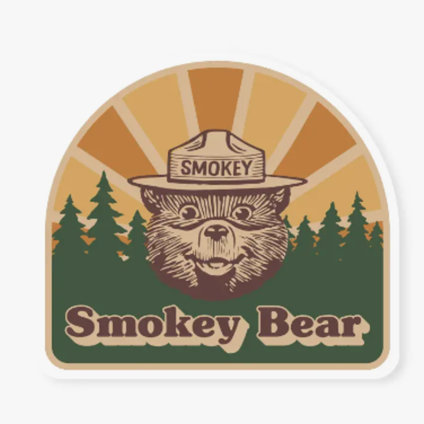 Stickers Smokey Bear Retro Sticker