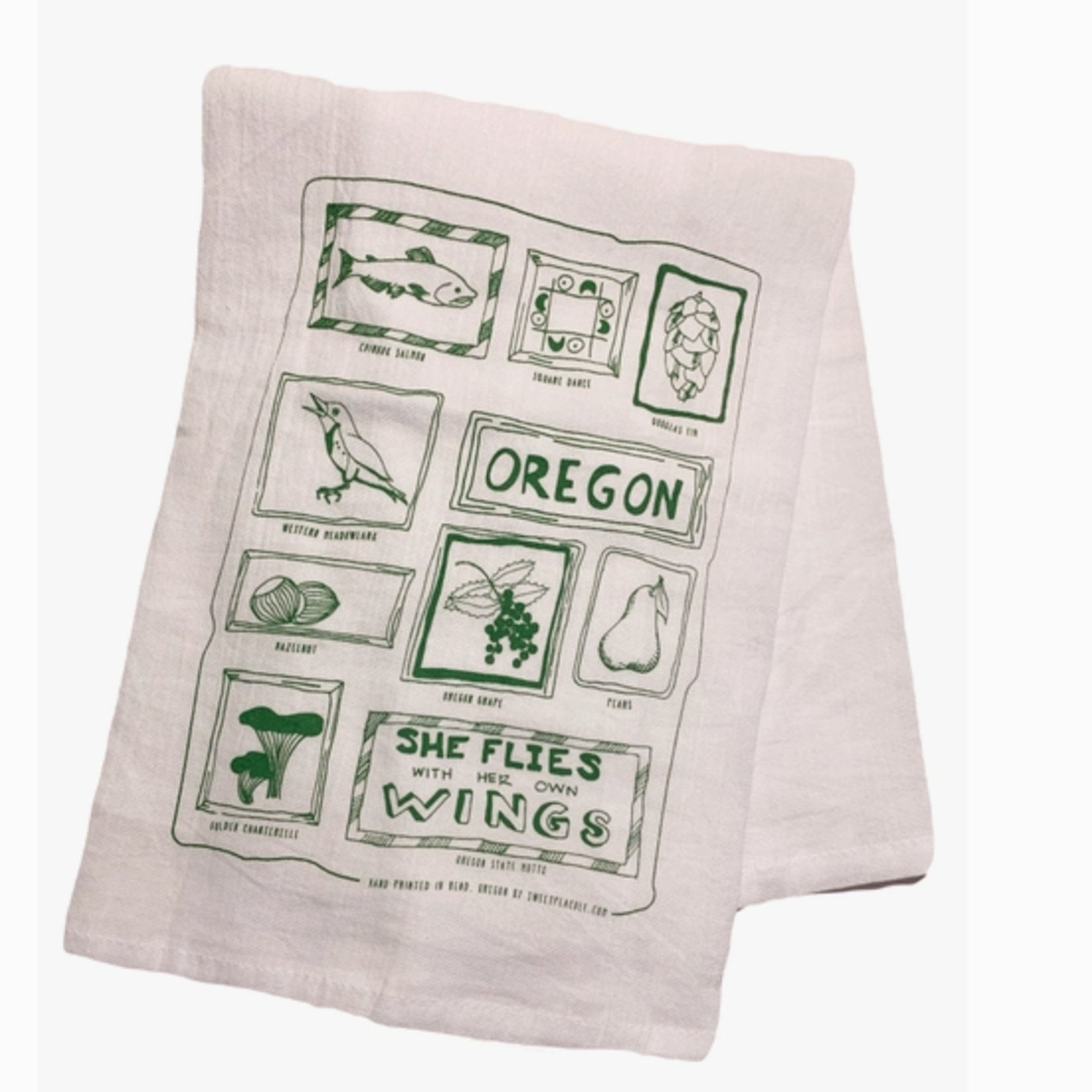 Tea Towels Oregon Tea Towel