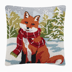 Pillows - Hooked Snowfall Fox Pillow
