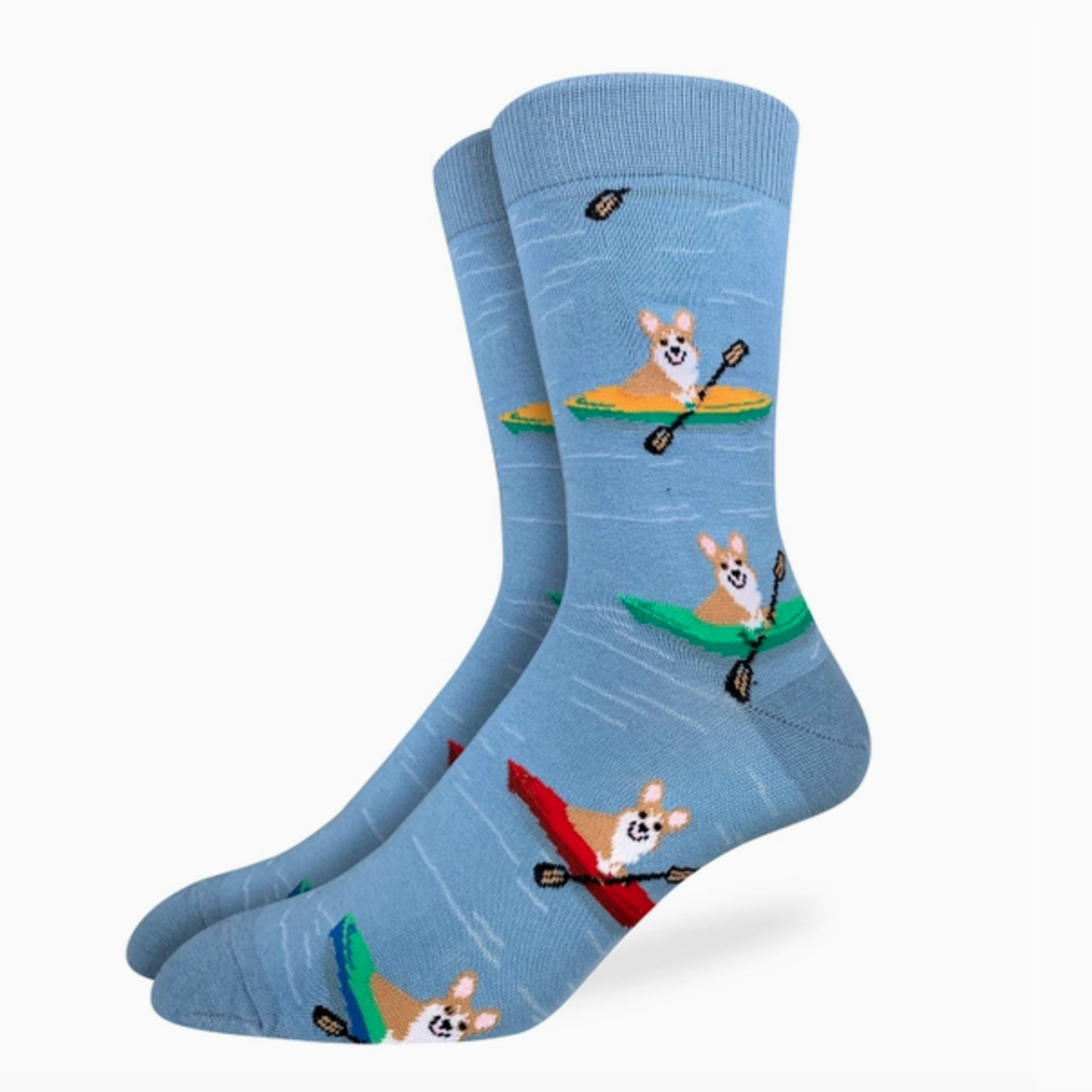 Socks Men's Kayaking Corgi Socks